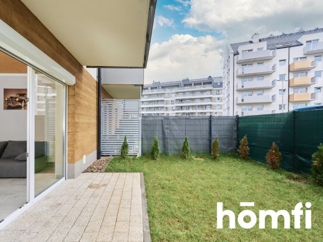 One-bedroom apartment with garden Drabika Street Jagodno - Apartment - Rent - Wrocław, Krzyki / Jagodno
