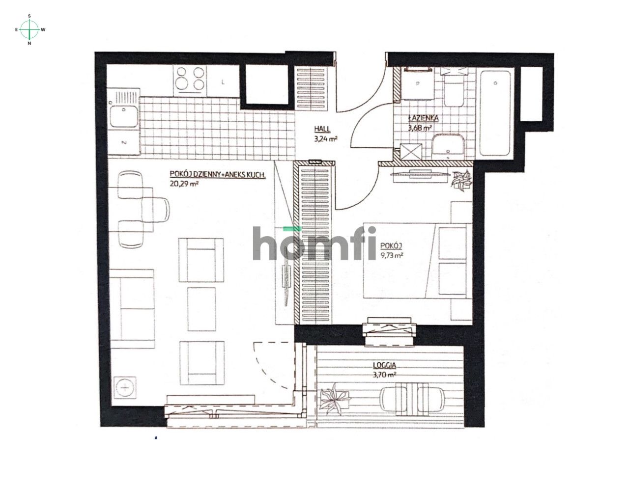 New apartment with garage, Zaspa VVita next to SKM - Apartment - Rent - Gdańsk, Zaspa