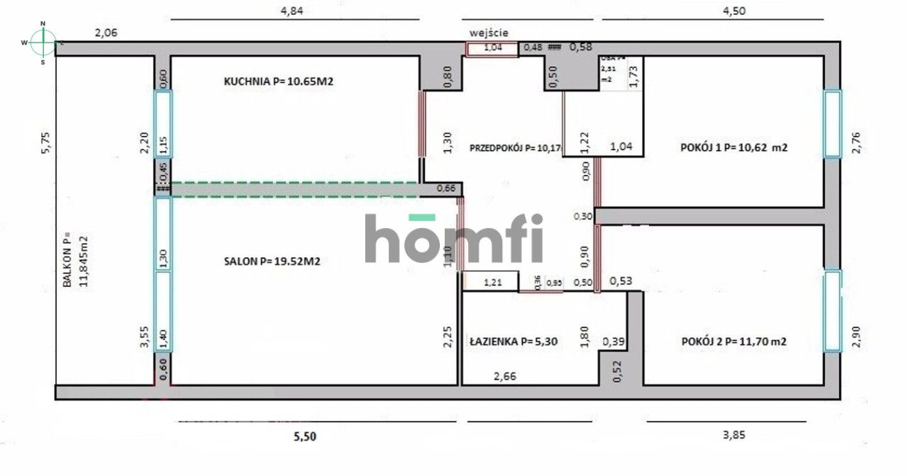 3 rooms close to the beach, great view, two parking lots - Apartment - Sale - Gdańsk, Przymorze