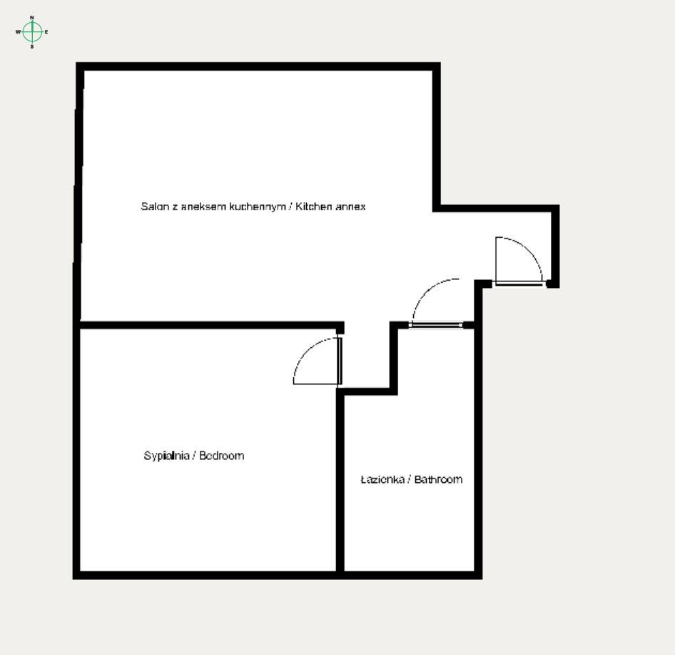 2 rooms apartment in the City Center of Gliwice - Apartment - Sale - Gliwice, Śródmieście