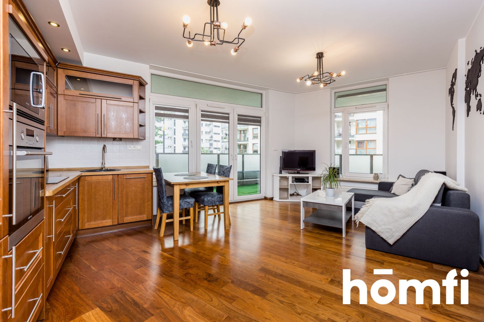 3-pok 59m2 z balkonem 30m2 na Woli - Mieszkanie - Wynajem - Warszawa, Wola