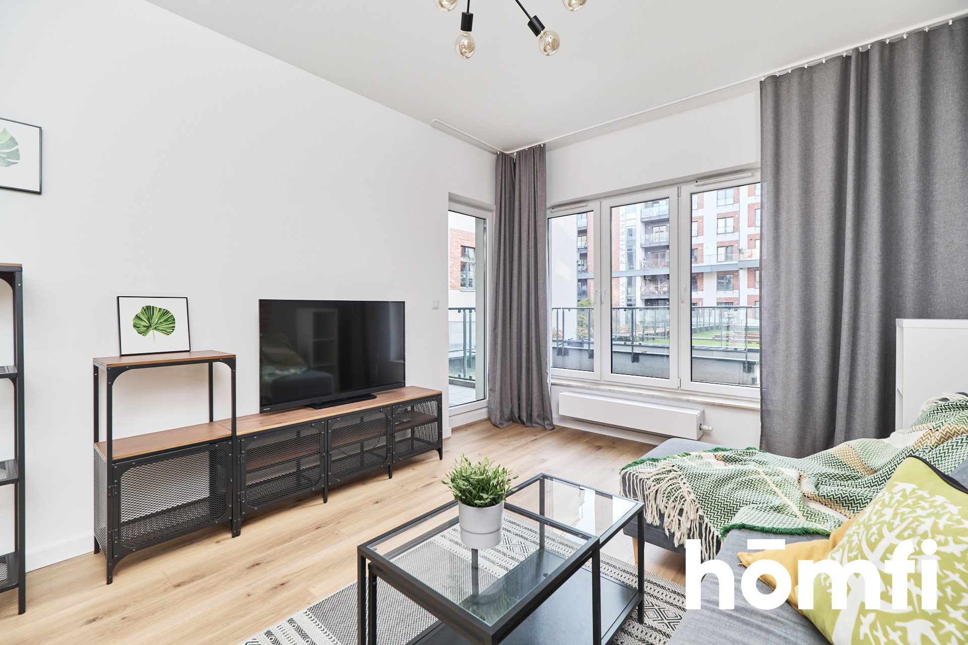 One bedroom apartment in the center with balcony and a parking space - Apartment - Rent - Wrocław, Krzyki / Przedmieście Oławskie