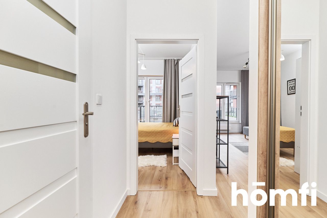 One bedroom apartment in the center with balcony and a parking space - Apartment - Rent - Wrocław, Krzyki / Przedmieście Oławskie