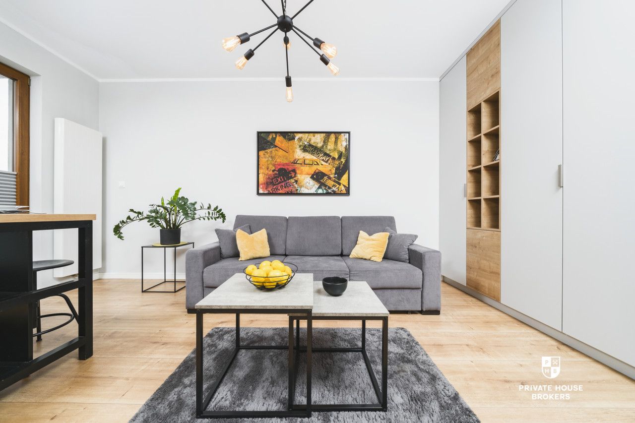Cozy one-bedroom apartament at Rakowicka street in a modern building - Apartment - Rent - Kraków, Śródmieście / Stare Miasto