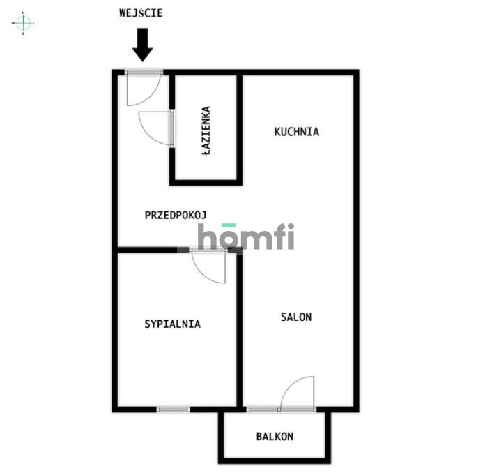 2-room apartment for rent in the heart of the city on Kopisto street !! - Apartment - Rent - Rzeszów, Nowe Miasto