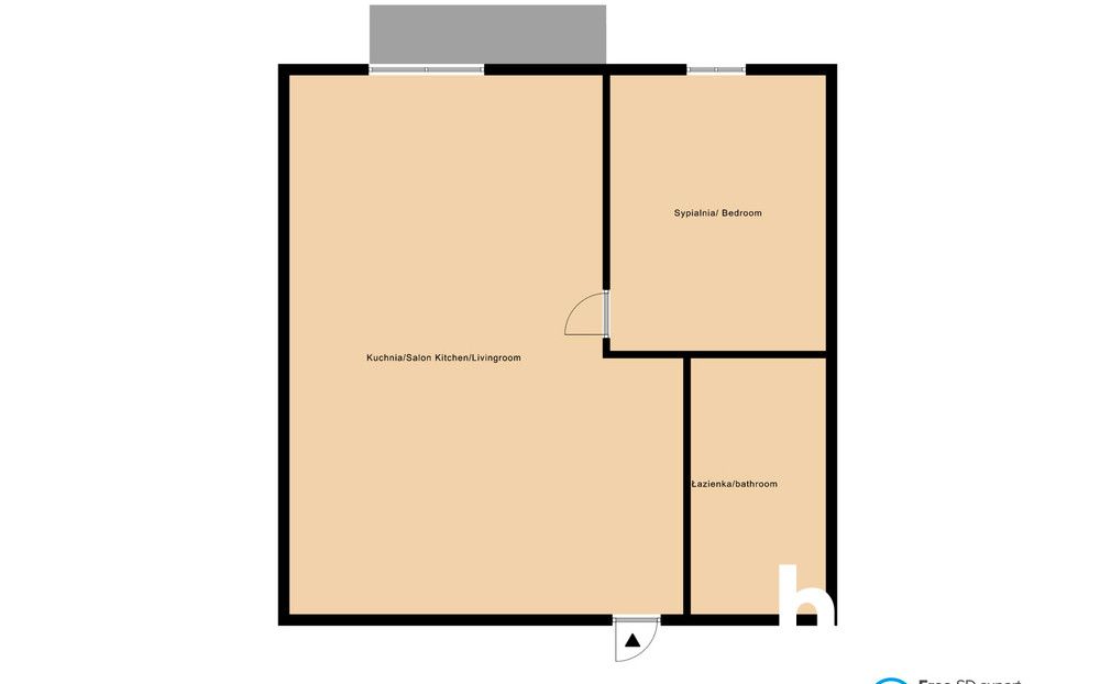 A comfortable balcony and 2 rooms with air conditioning! - Квартира - Оренда - Piaseczyński, Piaseczno