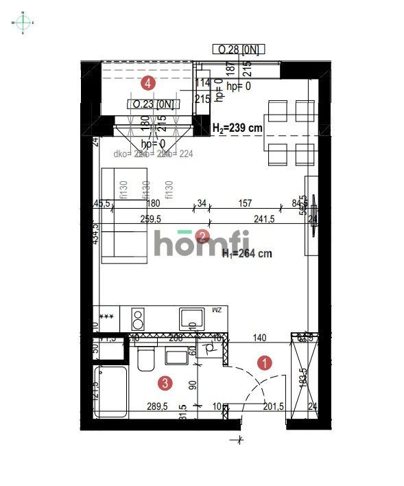 Ks. Witolda / parking, balkon, wysoki standard - Apartment - Rent - Wrocław, Śródmieście
