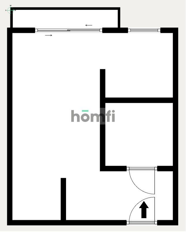 Comfortable studio apartment close to SKM and AWF available immediately - Apartment - Rent - Gdańsk, Żabianka