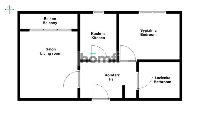 Na sprzedaż - 2 pokoje, balkon/Rataje - Mieszkanie - Sprzedaż - Poznań, Nowe Miasto / Rataje