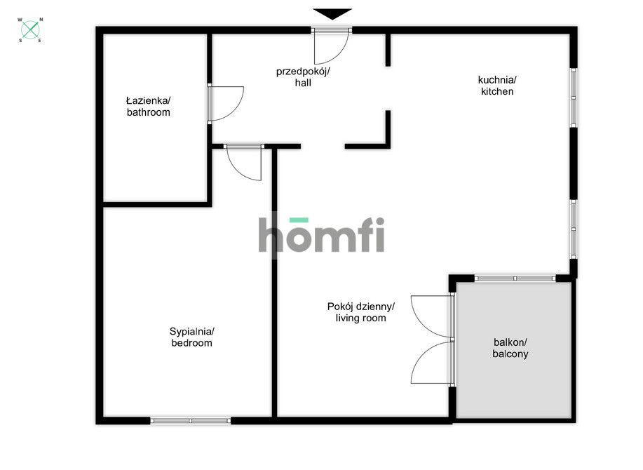 For rent a 2-room apartment with a unique view from the 10th floor, Avia, Czyżyny - Apartment - Rent - Kraków, Nowa Huta / Czyżyny