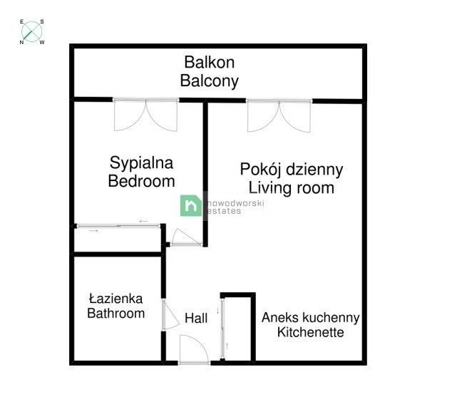 Nowe 2-pokojowe mieszkanie Krzyki - ul. Piękna - Mieszkanie - Wynajem - Wrocław, Krzyki