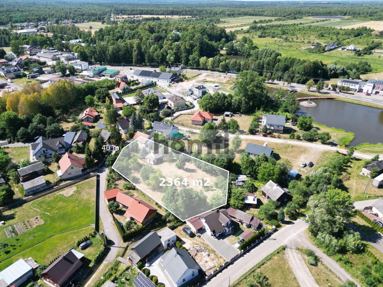 Duża działka z planem zagospodarowania w centrum Chlewisk koło Szydłowca - Działka - Sprzedaż - Szydłowiecki, Szydłowiec