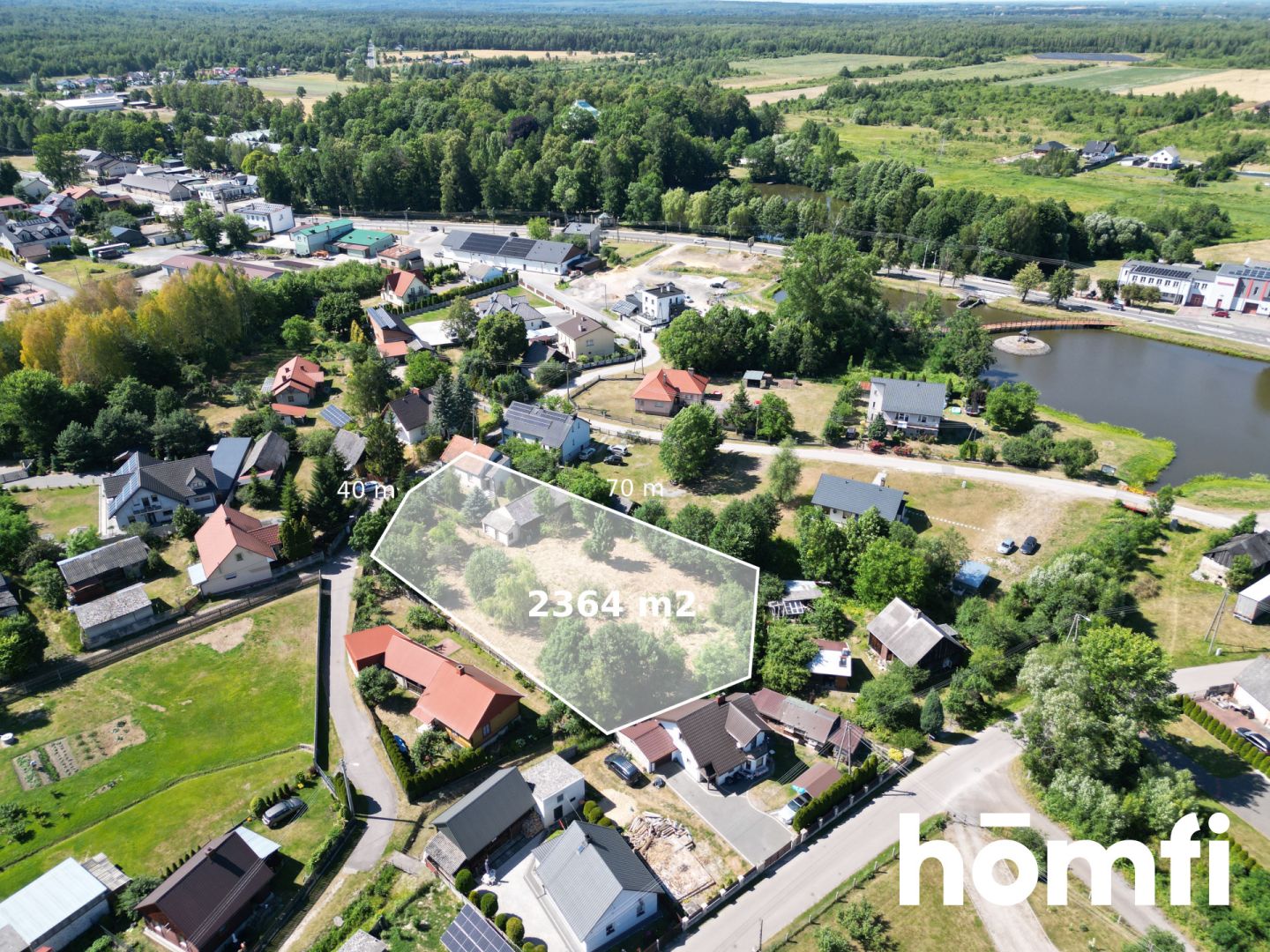 Duża działka z planem zagospodarowania w centrum Chlewisk koło Szydłowca - Działka - Sprzedaż - Szydłowiecki, Szydłowiec