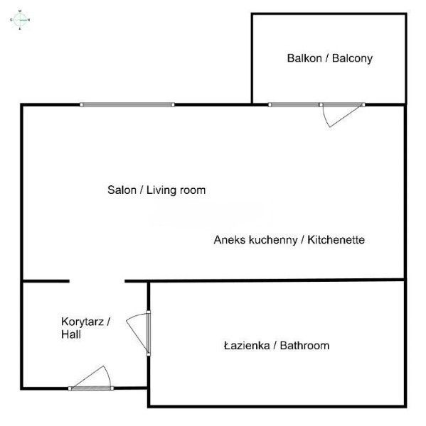 Cozy studio apartment for rent, Bonarka for Business - Квартира - Оренда - Kraków, Podgórze / Wola Duchacka