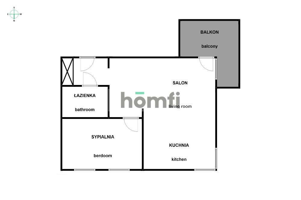 Lea Residence, 52m²: stylowe 2 pokoje blisko Armii Krajowej, Bronowice - Mieszkanie - Wynajem - Kraków, Krowodrza / Bronowice
