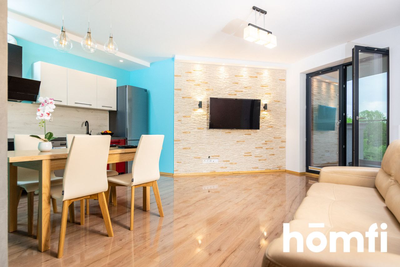 Dwupokojowe mieszkanie z miejscem postojowym w garażu podziemnym na Wiślanych Tarasach - Mieszkanie - Wynajem - Kraków, Śródmieście / Grzegórzki