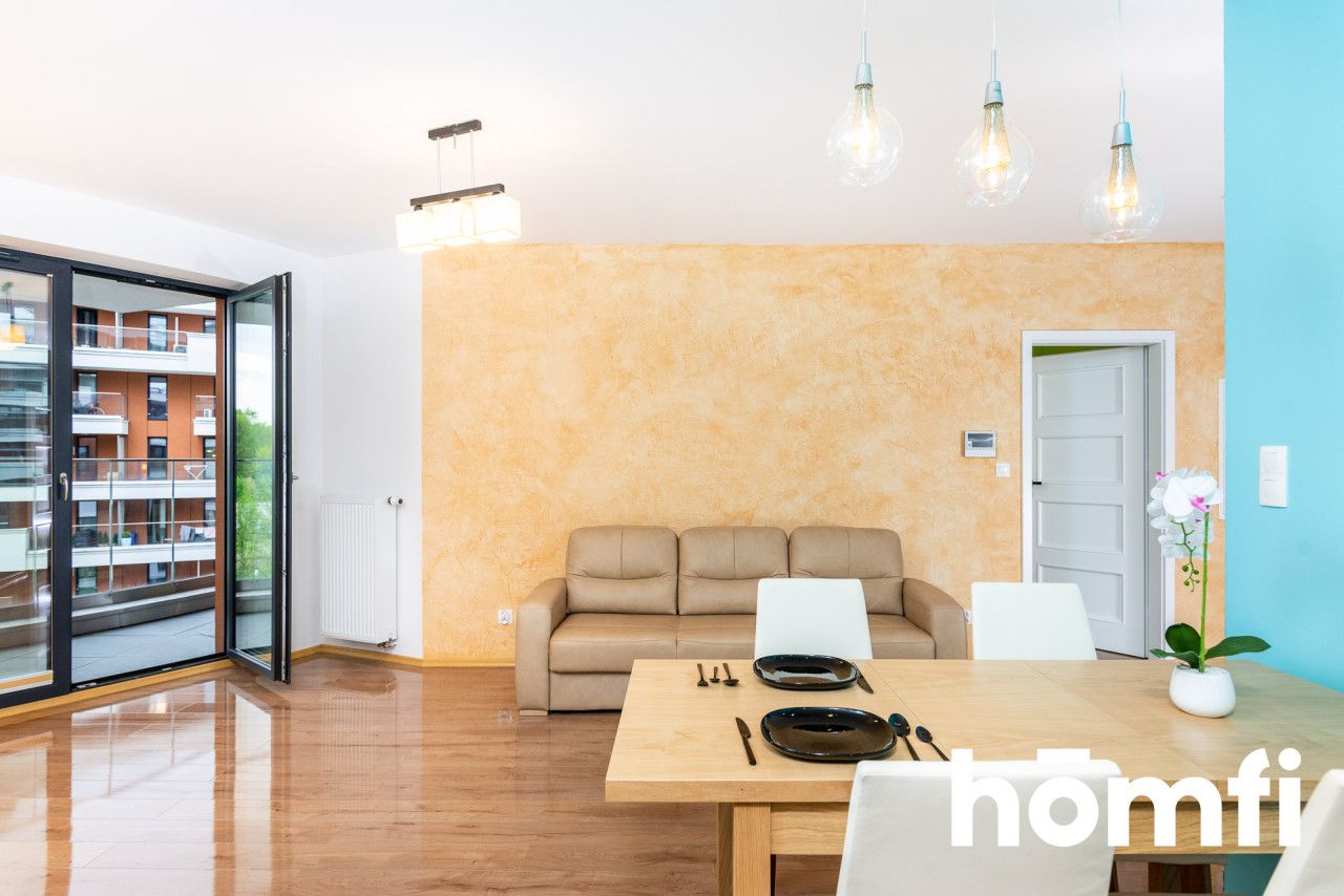 Dwupokojowe mieszkanie z miejscem postojowym w garażu podziemnym na Wiślanych Tarasach - Mieszkanie - Wynajem - Kraków, Śródmieście / Grzegórzki