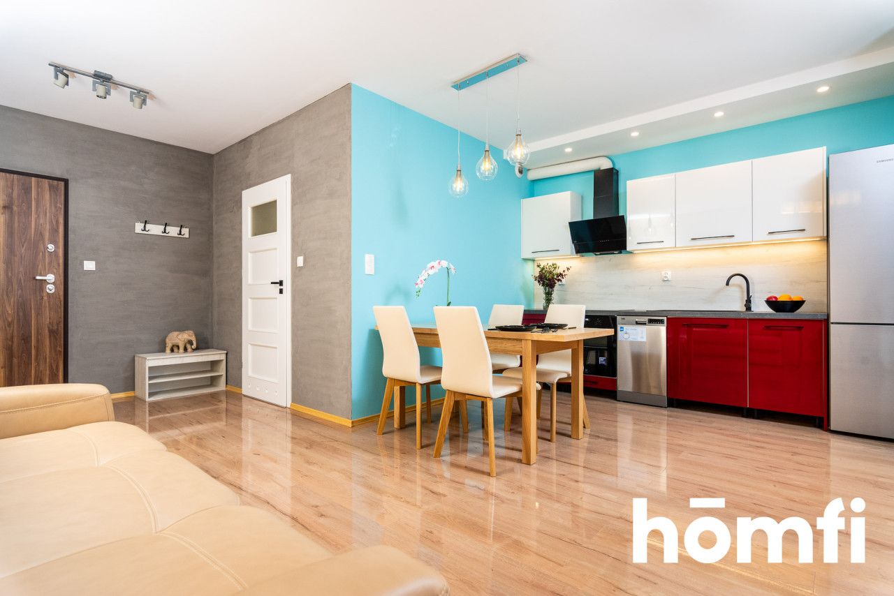 Dwupokojowe mieszkanie z miejscem postojowym w garażu podziemnym na Wiślanych Tarasach - Mieszkanie - Wynajem - Kraków, Śródmieście / Grzegórzki