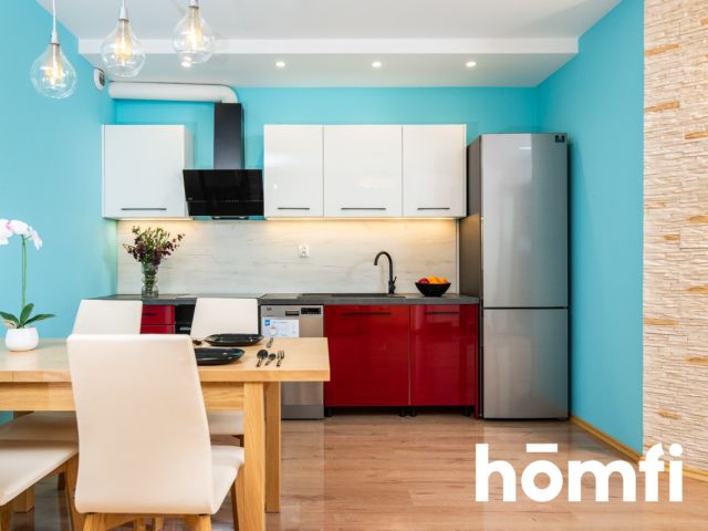 Two-room apartment with a parking space in the underground garage at Wiślane Tarasy - Apartment - Rent - Kraków, Śródmieście / Grzegórzki