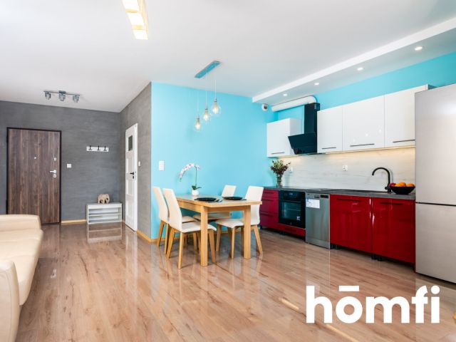 Two-room apartment with a parking space in the underground garage at Wiślane Tarasy - Apartment - Rent - Kraków, Śródmieście / Grzegórzki