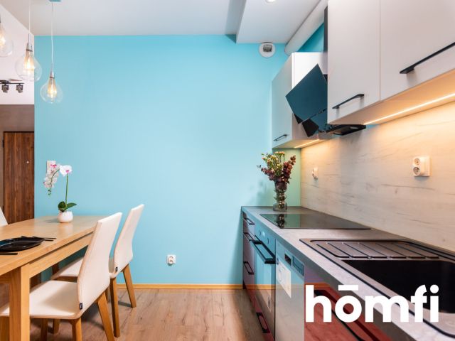 Two-room apartment with a parking space in the underground garage at Wiślane Tarasy - Apartment - Rent - Kraków, Śródmieście / Grzegórzki