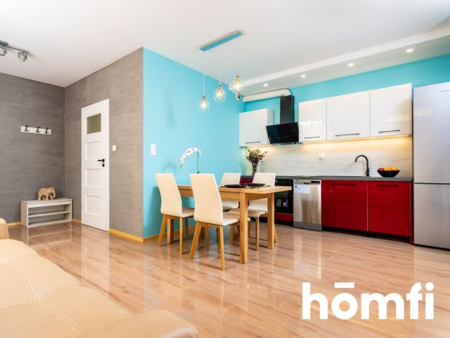 Two-room apartment with a parking space in the underground garage at Wiślane Tarasy - Apartment - Rent - Kraków, Śródmieście / Grzegórzki