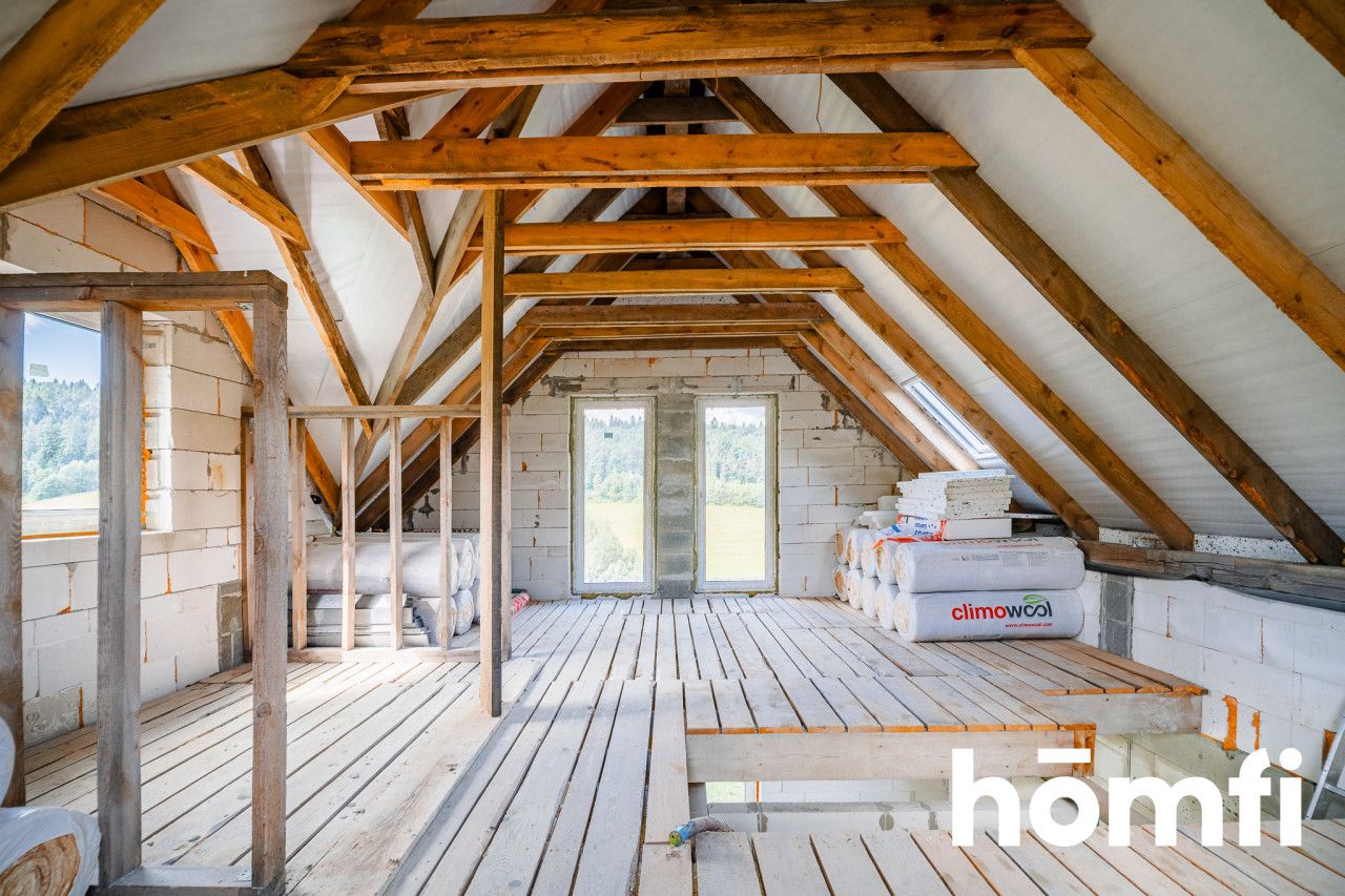 House in the mountains - closed shell + materials! - Дім - Продаж - Nowosądecki, Łabowa / Krzyżówka