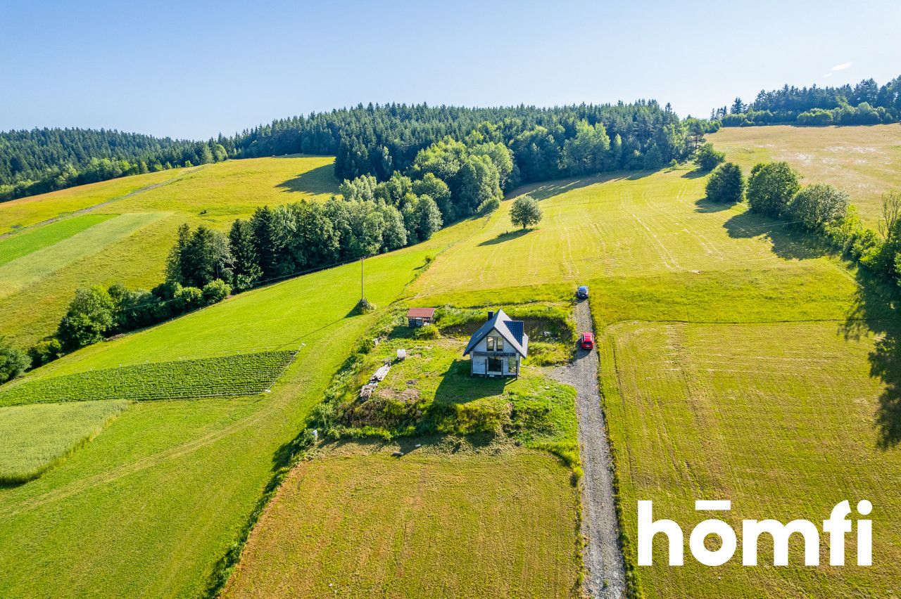 House in the mountains - closed shell + materials! - Дім - Продаж - Nowosądecki, Łabowa / Krzyżówka