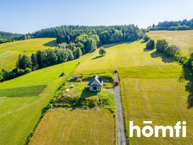 House in the mountains - closed shell + materials! - Дім - Продаж - Nowosądecki, Łabowa / Krzyżówka