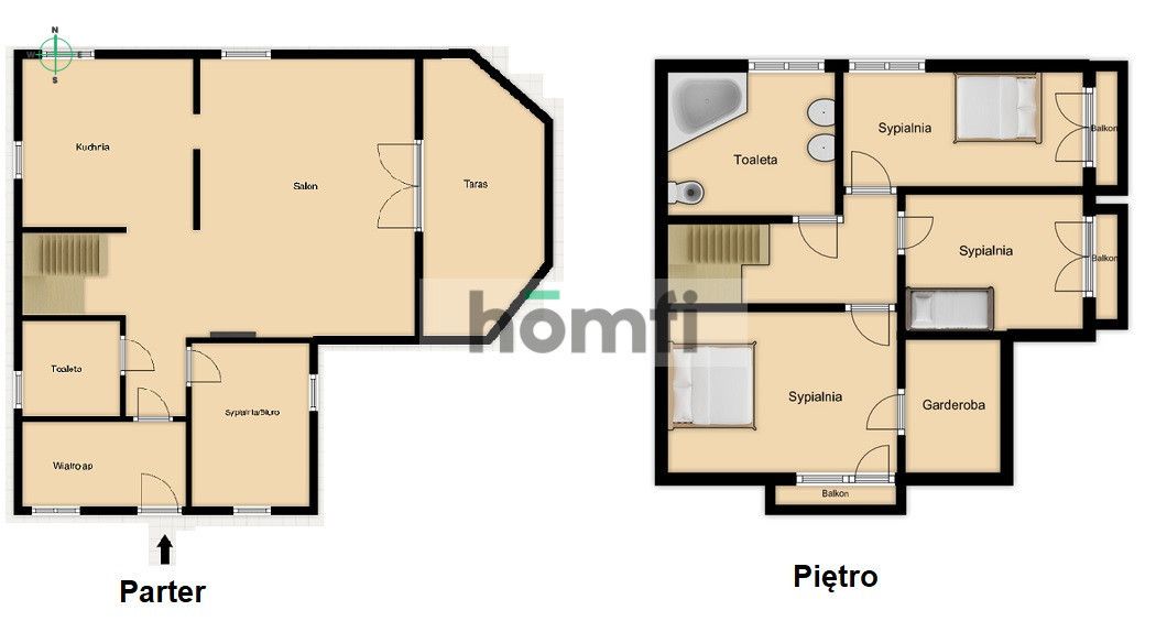 Komfortowy dom wolnostojący o pow. 118,6 m² ( 191,26m² pow. całkowita ) na 9,24 arowej działce - Sanok - Dom - Sprzedaż - Sanocki, Sanok