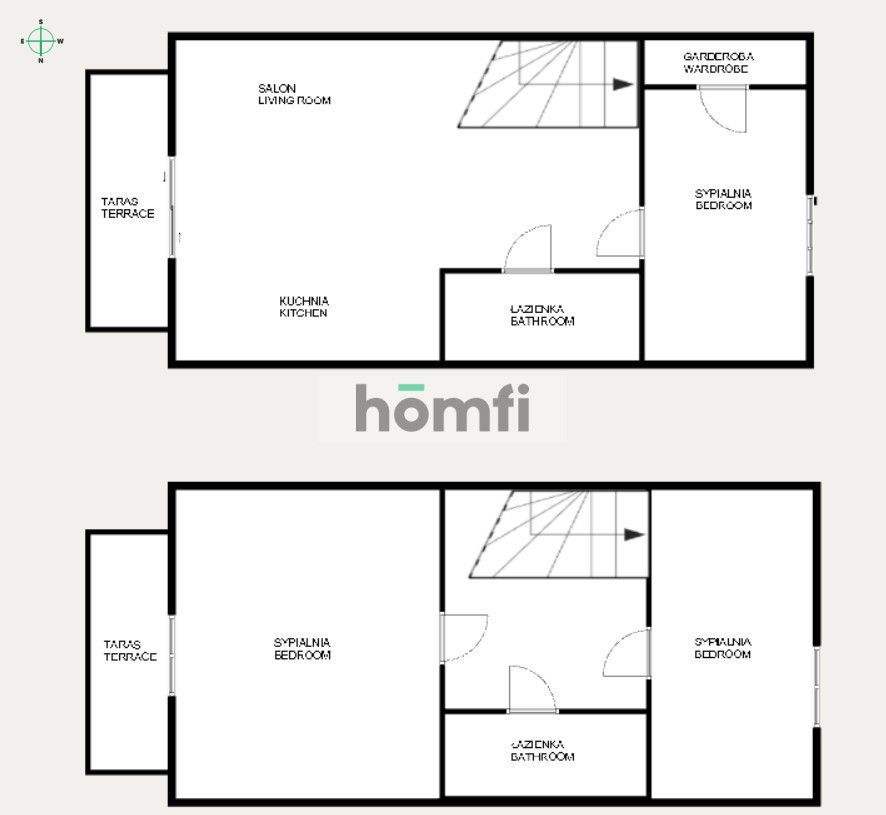 Two-story apartment near the center of Krakow - Apartment - Sale - Kraków, Podgórze