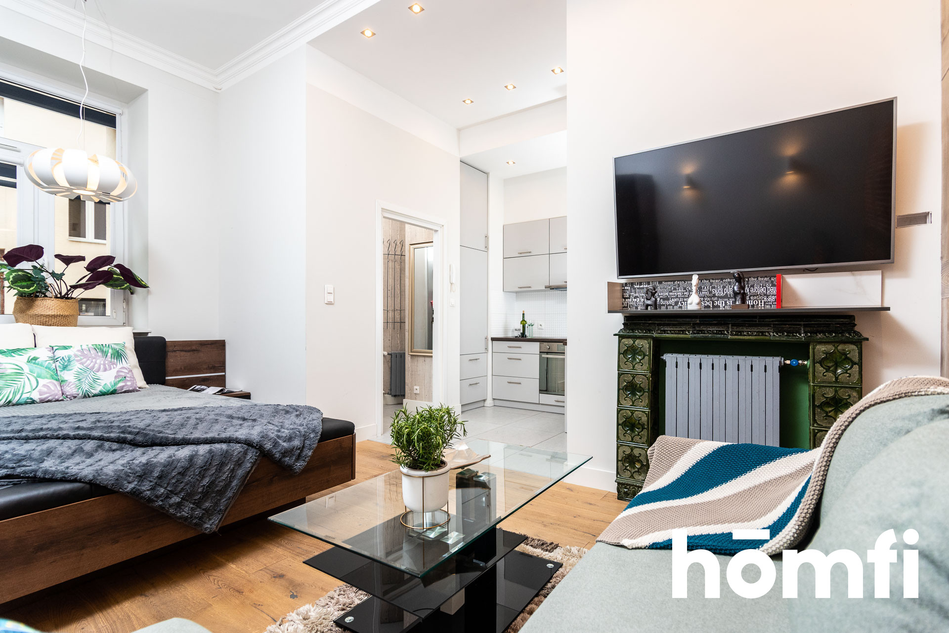 A large studio apartment next to Galeria Kazimierz - Apartment - Sale - Kraków, Śródmieście