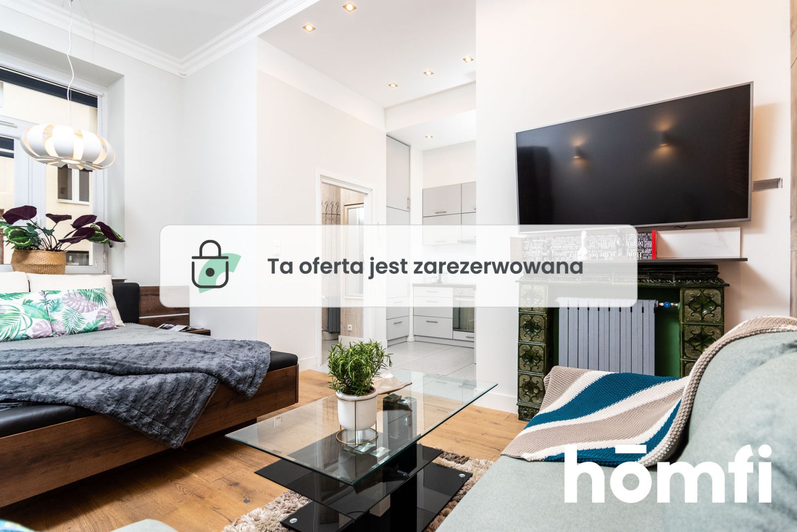 A large studio apartment next to Galeria Kazimierz - Apartment - Sale - Kraków, Śródmieście