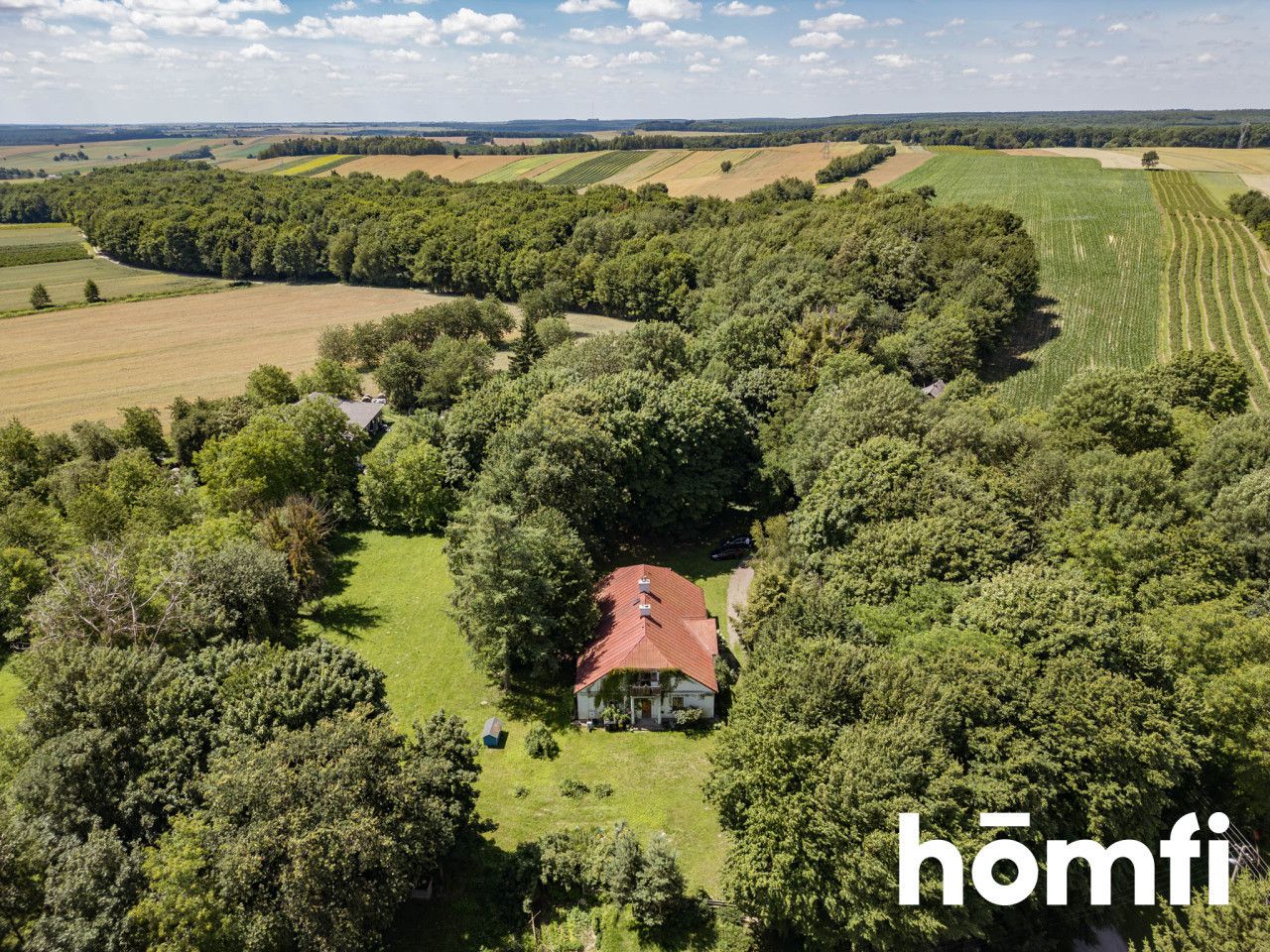DWOREK Z XX WIEKU Z DUŻĄ DZIAŁKĄ PRZY LESIE - Dom - Sprzedaż - Świdnicki, Rybczewice / Choiny