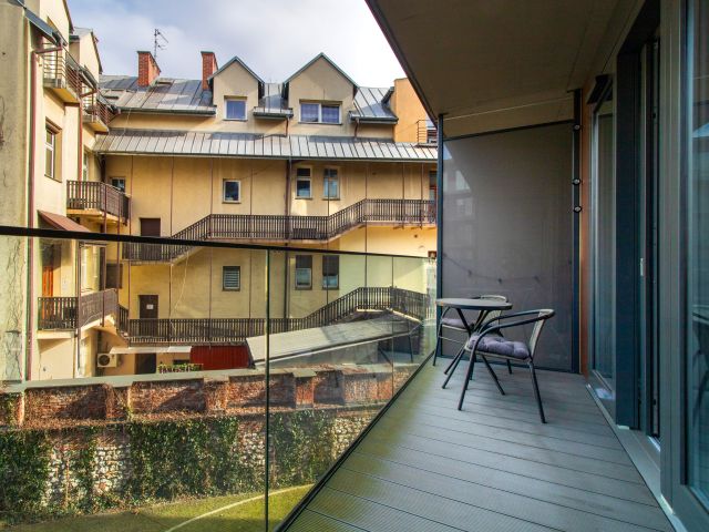 Exclusive 2-Room Apartment in Angel Stradom – Krakow City Center, Terrace, Air Conditioning! - Apartment - Rent - Kraków, Śródmieście / Stare Miasto