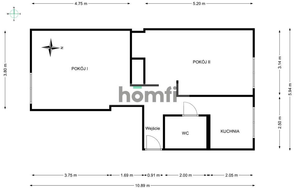 47 m² Apartment in Mysłowice – To Renovate - Apartment - Sale - Mysłowice, Śródmieście