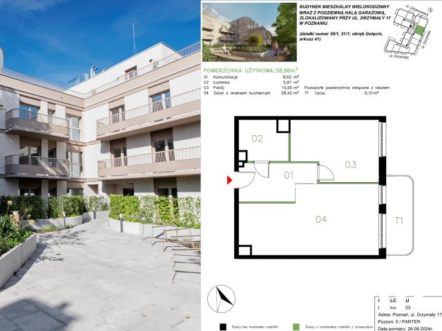 TWO-ROOM APARTMENT WITH A TERRACE- SOŁACZ PREMIUM - Apartment - Sale - Poznań