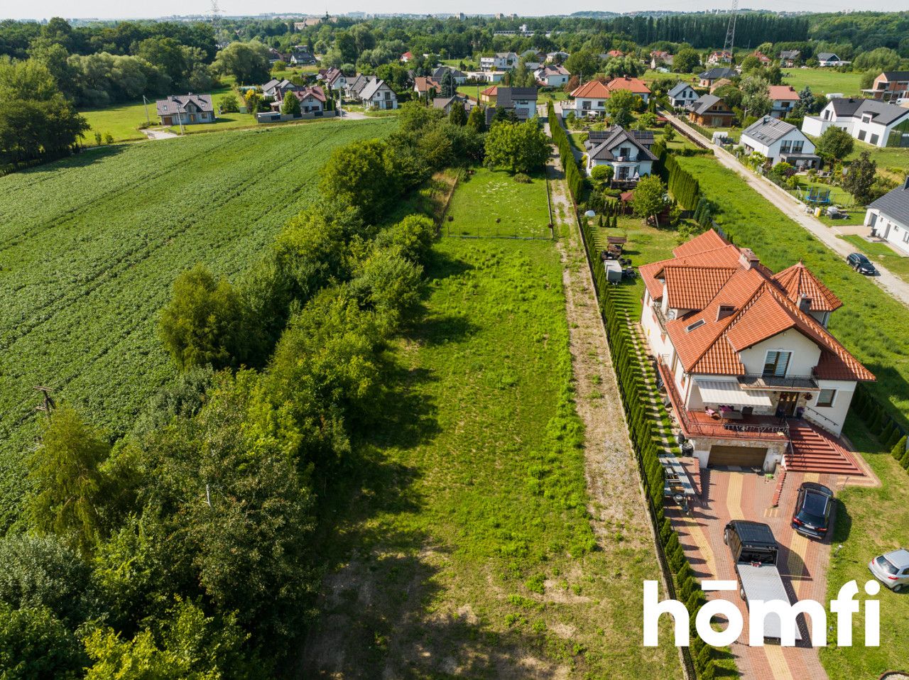 Building plot in green area | Zakarnie - Ділянка - Продаж - Kraków, Nowa Huta / Mogiła