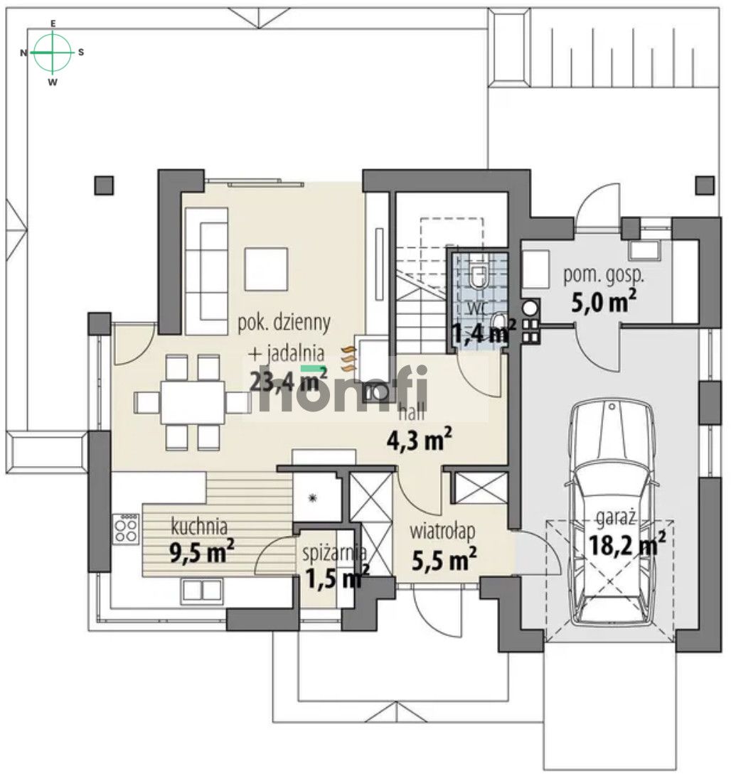Kameralna inwestycja – 4 domy z garażem! - Dom - Sprzedaż - Sandomierski, Sandomierz / Stare Miasto