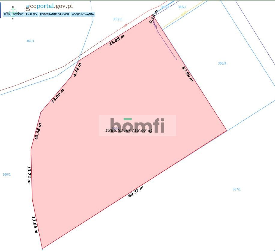 Plot in an ideal location - Your piece of land - Ділянка - Продаж - Myślenicki, Sułkowice / Krzywaczka