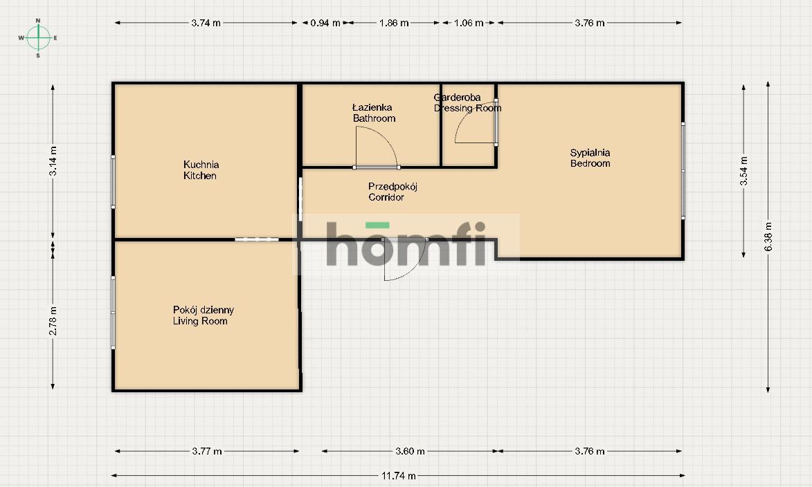 2 pokojowe mieszkanie premium w sercu Radomia - Mieszkanie - Wynajem - Radom, Śródmieście