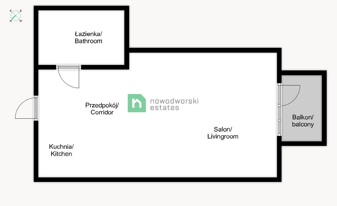 For rent one room apartment Spółdzielców, Prokocim - Apartment - Rent - Kraków, Podgórze / Bieżanów-Prokocim