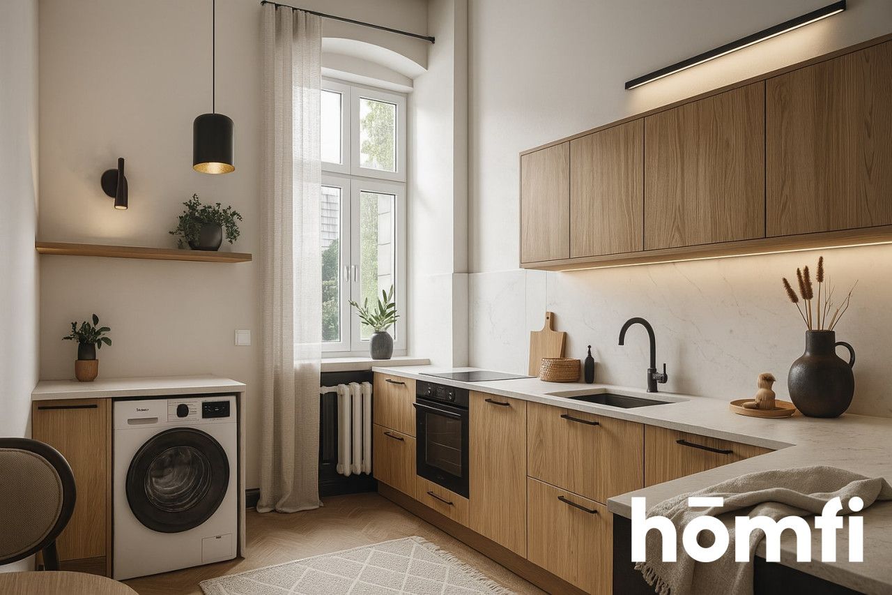 Unique apartment in a tenement building on Kamienna Street - Квартира - Продаж - Wrocław, Krzyki / Huby