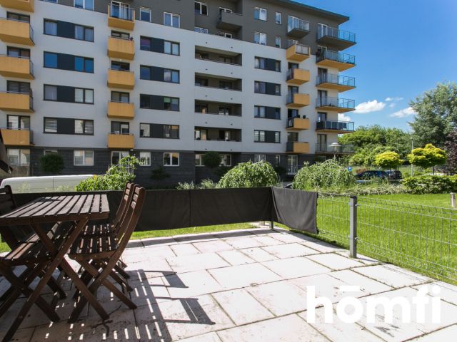 Cozy 2-room apartment on ground floor with a terrace next to Serenada | Prądnik Czerwony - Apartment - Sale - Kraków, Śródmieście / Prądnik Czerwony
