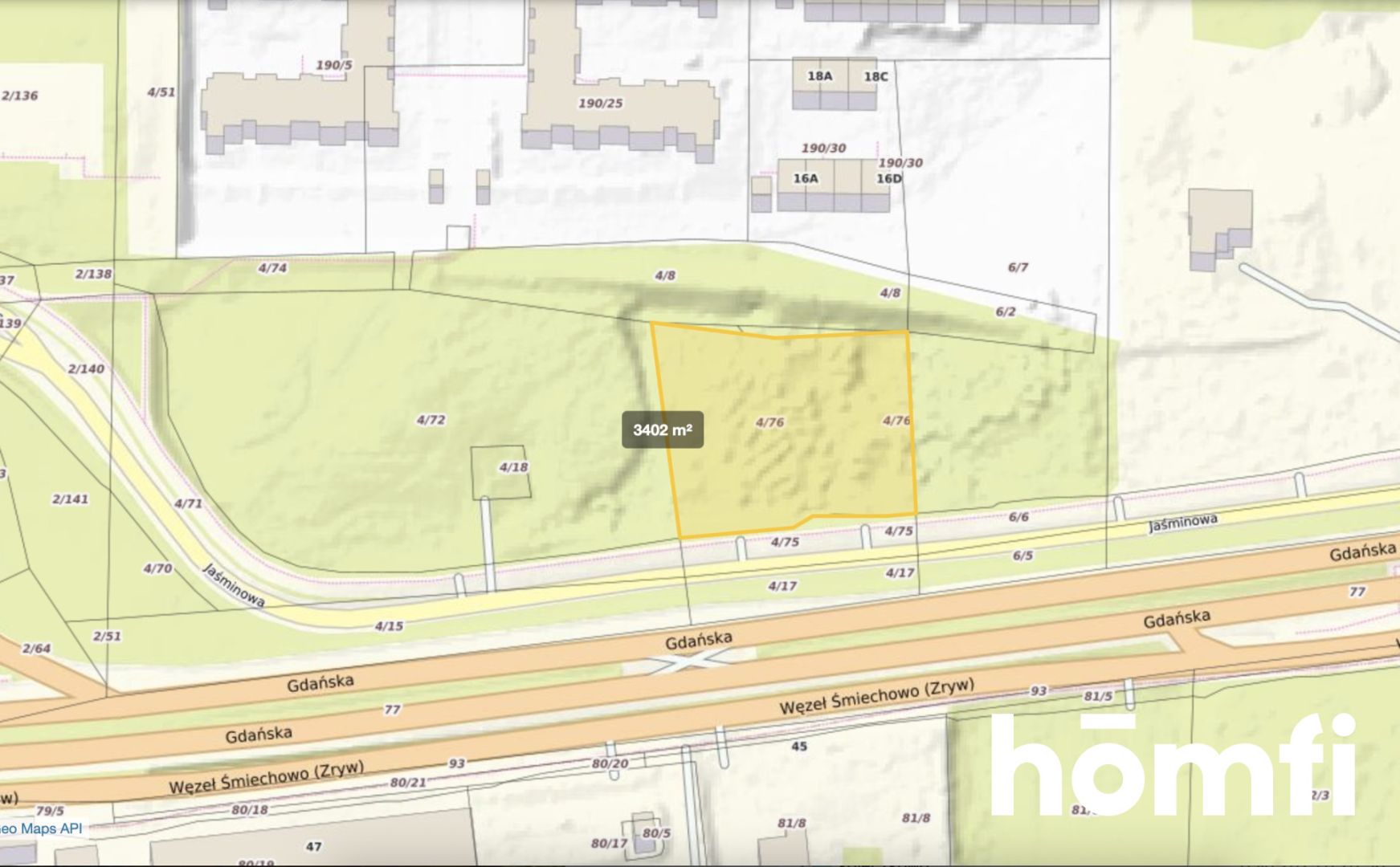 Grunt usługi, centrum handlowe, sprzedaż 3401m2 - Działka - Sprzedaż - Wejherowski, Wejherowo