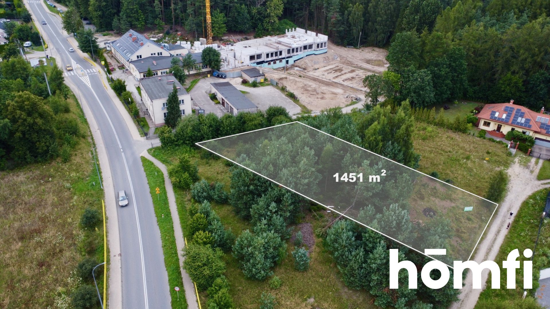 uzbrojona działka budowlana 1451 m2 Koleczkowo - Działka - Sprzedaż - Wejherowski, Szemud / Koleczkowo