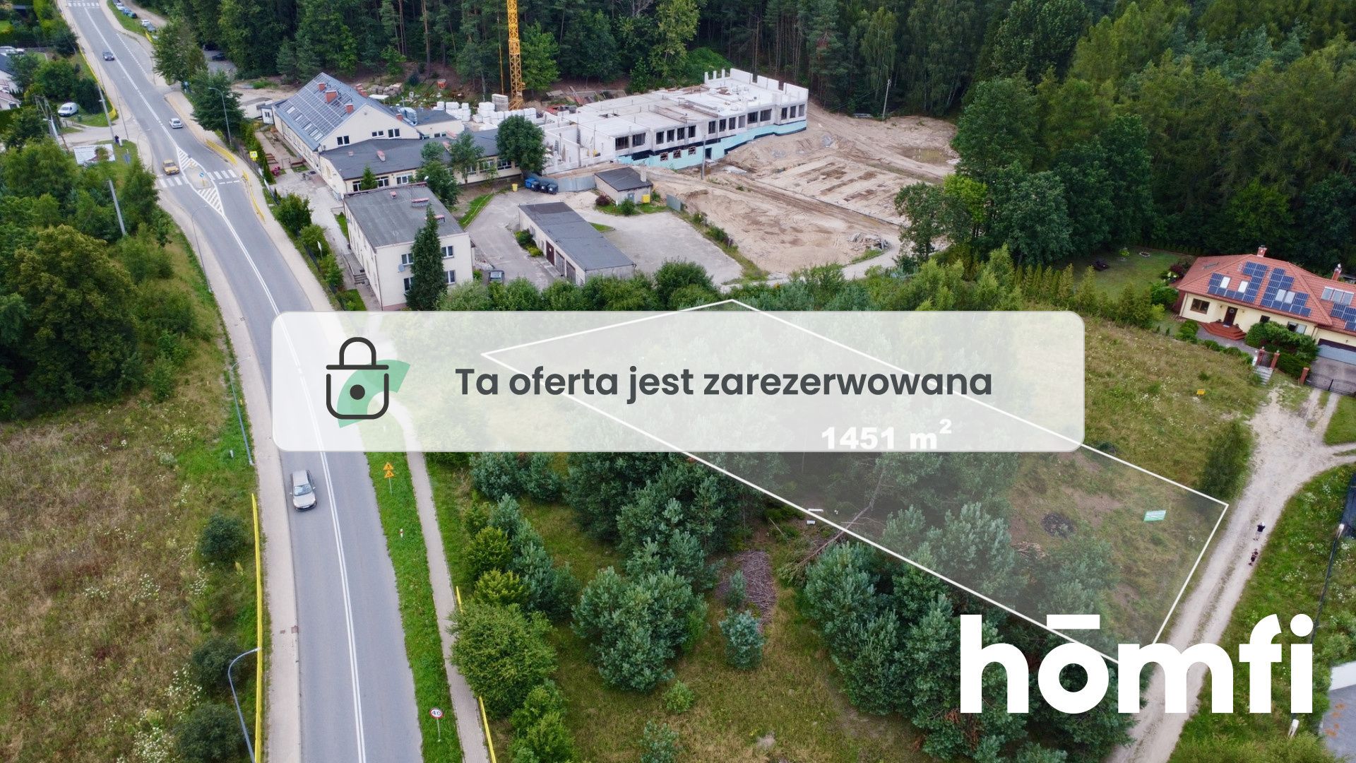 GOTOWA uzbrojona działka budowlana 1451 m2 - Działka - Sprzedaż - Wejherowski, Szemud / Koleczkowo