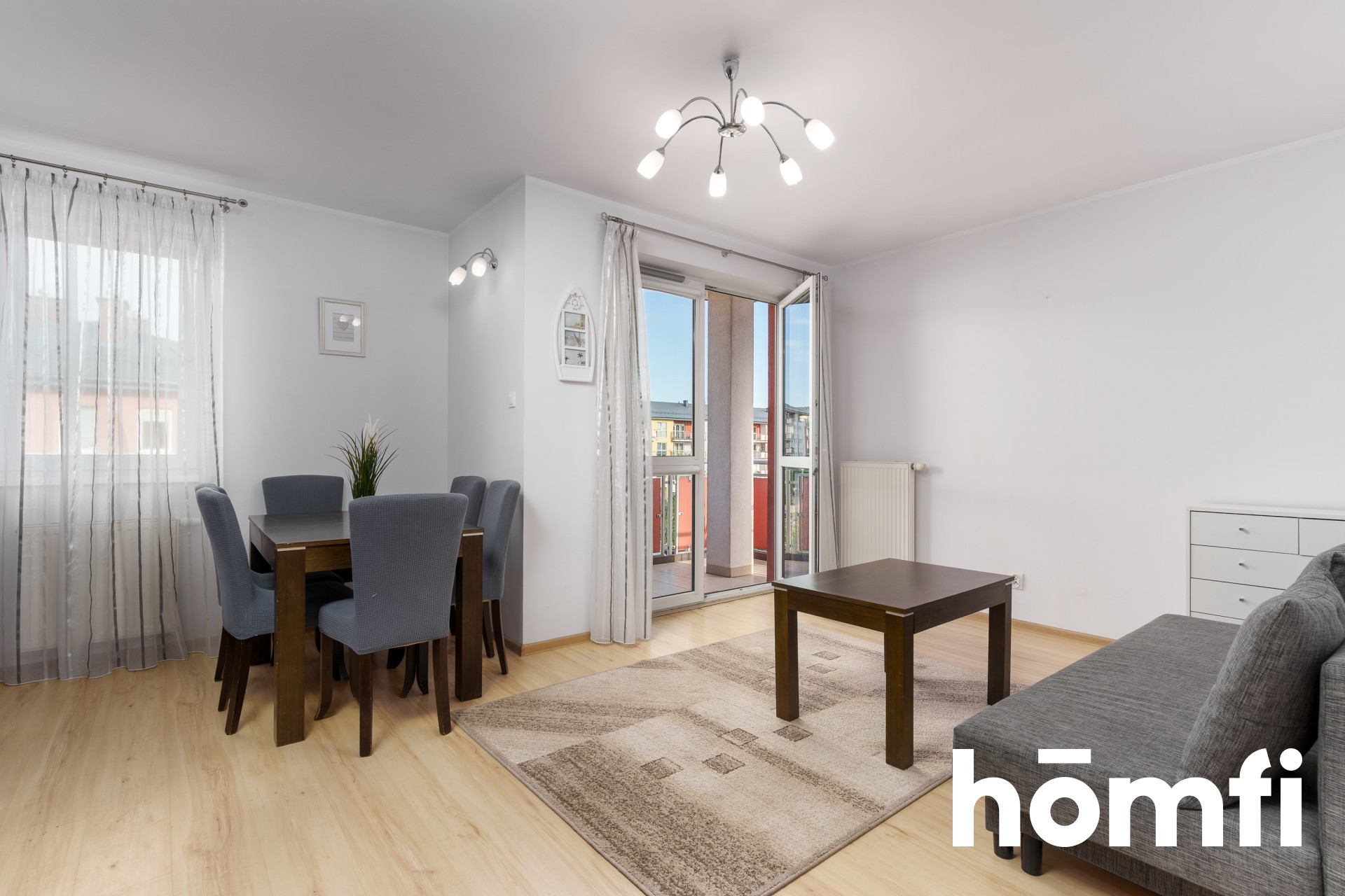 2 separate rooms, 54m2, parking space, balcony - Квартира - Оренда - Gdańsk