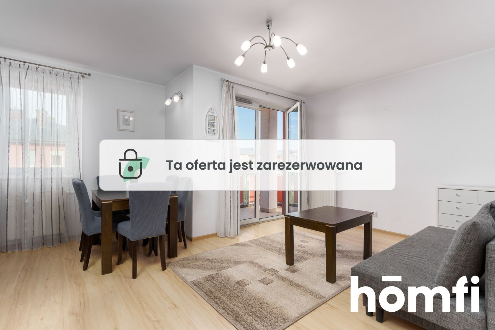 2 separate rooms, 54m2, parking space, balcony - Квартира - Оренда - Gdańsk