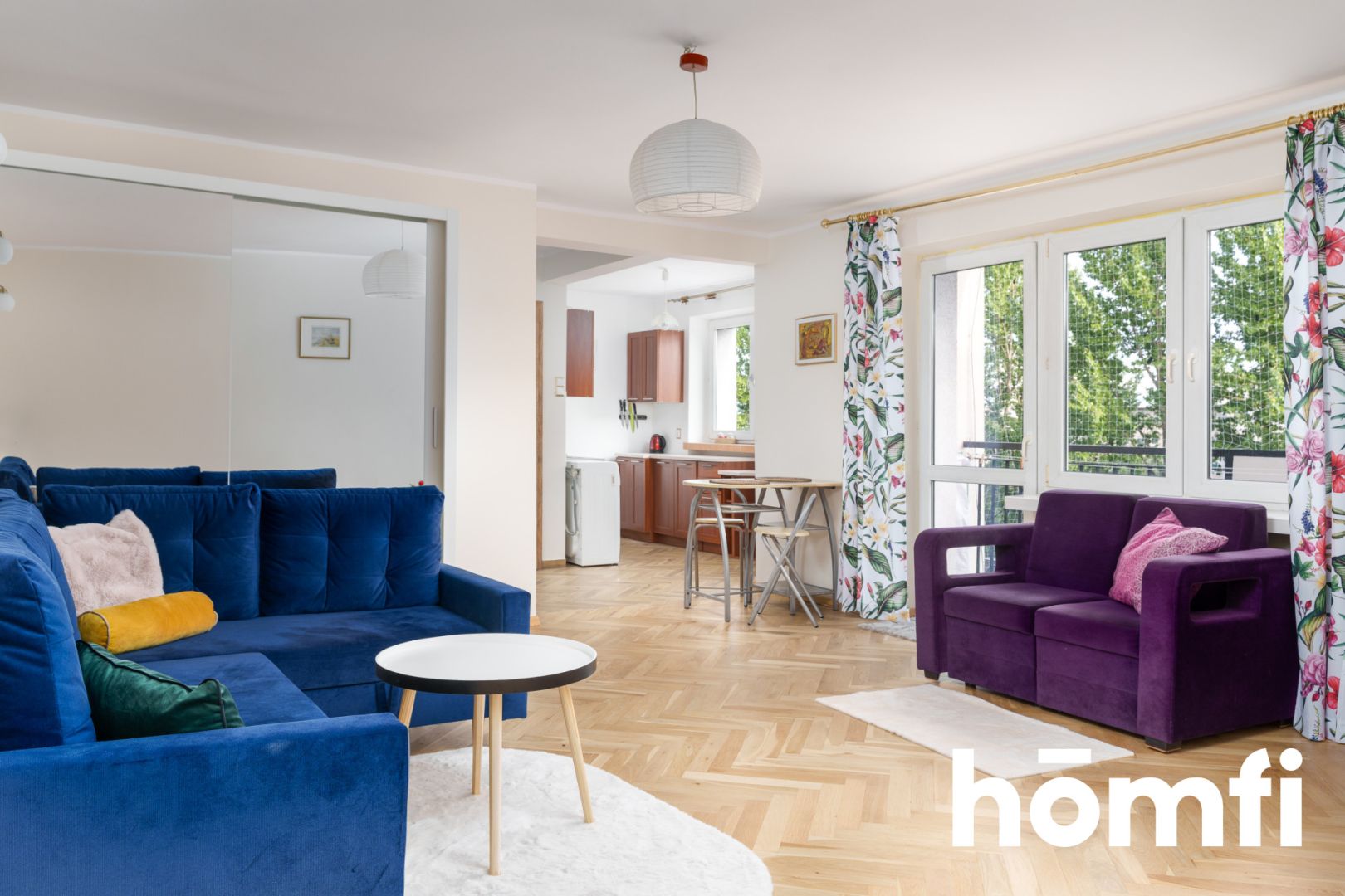 large studio apartment in the center of Gdynia, city center, balcony - Квартира - Оренда - Gdynia, Śródmieście